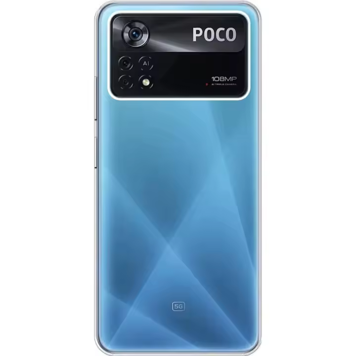 Funda Xiaomi Poco X4 Pro (5G) Carcasa Gel TPU Silicona Transparente GTR + Protector Pantalla Cristal Templado Movilear - 1