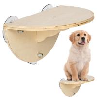 Asiento Para Gato En Ventana Espacioso Con 3 Ventosas Sillita De Madera Para Gatos Jóvenes Y Adultos Tamaño 29.5/19/14.5cm - details 7