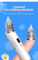 Aspirador nasal eléctrico antireflujo para bebés y niños pequeños limpiador de succión nasal eléctrico limpiador de congestión nasal doméstico blanco - details 10