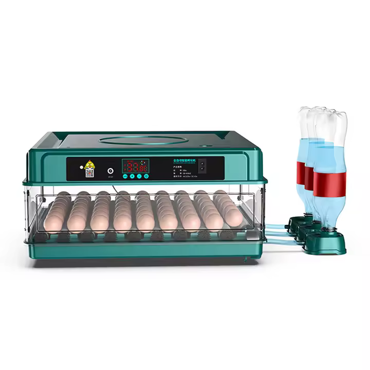 Incubadora Automática Mini con Volteo de Huevos Control de Temperatura y Riego HidroIónico Caja Extraíble Capacidad para 10 15 Huevos de Gallina Incuba Patos Gansos Palomas Codornices Voltaje Dual 12V/220V Incubadora Inteligente - 1