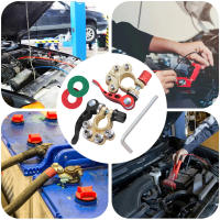 1 Par Terminales De Batería De Coche 12V 24V Conectores De Cable De Desconexión Rápida Accesorios Automotrices - details 4