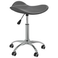 vidaXL Taburete de Salón de Belleza de Cuero Sintético Trabajo Asiento Color Blanco,  Gris, y mas - details 1