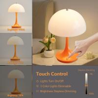 Lámpara De Mesa LED Con Sensor De Toque Luz Nocturna Recargable Inalámbrica Para Lectura Decoración De Habitación Restaurante Hotel Bar - details 3
