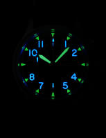 Reloj De Cuarzo Militado ML1868KF VK67 Movimiento De Cronógrafo Vidrio De Zafiro Luminoso 100m Impermeable 39mm Retro - details 21