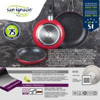 Set de 3 Sartenes San Ignacio con Revestimiento de Mármol y Mango Negro - details 2