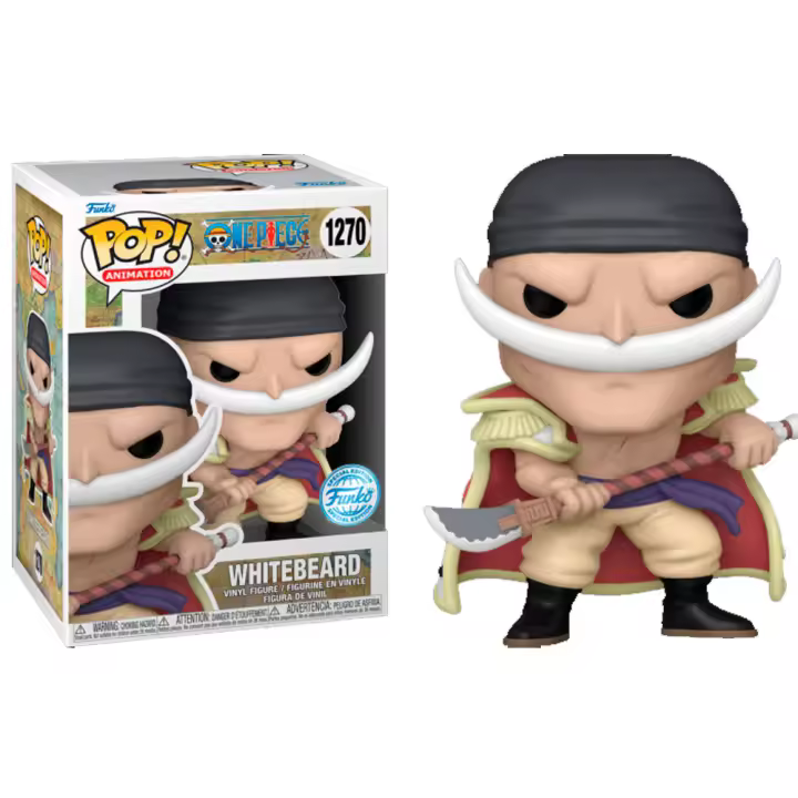 Funko Whitebeard Exclusivo 1270 Special Edition One Peice   Figura ANime Funko Pop Vinyl - 1
