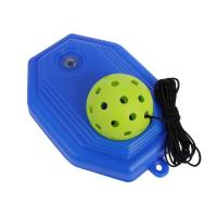 Entrenador De Pickleball Azul Con 40 Agujeros Octagonal Estabilizador De Ejercicio Principal Base De Rebound Para Interior Y Exterior - details 5