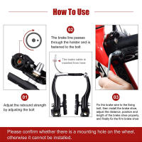 Kit De 6 Piezas De Frenos V Para Bicicleta De Montaña Portátiles Desmontables Y Ajustables Partes De Repuesto Para Deportes Al Aire Libre Componente De Bicicleta - details 3