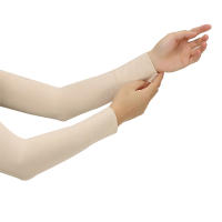 Guantes De Encaje Modal Islámico Cubre Brazos Elásticos Para Hija Y Mujer Cubre Mangas Abaya Hijab Islam Multifuncional Unisex - details 2