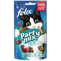 Purina Felix Party Mix Original, Snack para gato adulto, premio para Gato con Pollo, Higado y Pavo, 8 bolsas de 60g - details 7