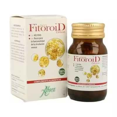 Neofitoroid Aboca - Tratamiento Natural para Hemorroides - 50 Cápsulas - Extracto de Centella Asiatica - 1