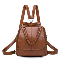 Mochila Retro Pequeña Para Mujer Mochila Multifuncional De Gran Capacidad Bolso Cruzado De Hombro Viaje Mini Bolso De Mano - details 12