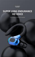 Auriculares Bluetooth 5.2 Inalámbricos Impermeables Con Micrófono Mini Hooks Para Oídos Estéreo HiFi Música Para Teléfono Auriculares Deportivos Con Cancelación De Ruido Activa - details 0