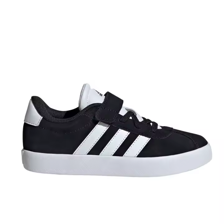 ZAPATILLAS SIN CORDONES NIÑO ADIDAS VL COURT 3.0 NEGRAS-30 EUR - 1