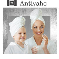 AICA Espejo de baño LED 450 x 750 mm, ovalado, antivaho, luminosidad regulable - details 0