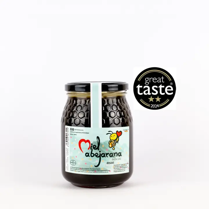 Miel Abejarana - Miel de Bosque 1000g - Artesana. Gran Sabor y Propiedades Nutritivas - Producto 100% Español. GREAT TASTE 2024 - 1