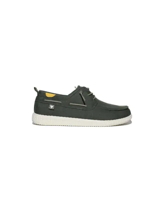 WALK IN PITAS Zapato Beny Verde Caqui Algodón - 1