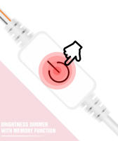 Lámpara LED Para Espejo De Vestíbulo Iluminación De Maquillaje Ajustable Y Sin Etapas Para Decoración De Dormitorio Luz Nocturna De Mesa De Vestir - details 7