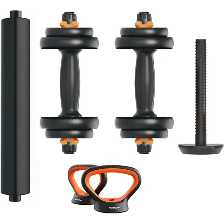 Kit de Musculación Mancuernas + Barra + Pesa Rusa Xiaomi FED 10kg - 1