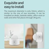 Detector De Movimiento Zigbee Tuya Sensor Pir Para Seguridad Y Monitoreo De Animales Compatible Con Alexa Sensor De Movimiento Humano ABS Blanco - details 7