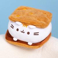 Cojín De Peluche Gato De Biscocho Chocolate 15cm Juguete Suave Para Niños Regalo De Cumpleaños Muñeco De Animal Hinchable - details 5