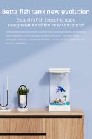 Acuario Betta De 1.4L Mini Para Escritorio Con Control Inteligente De Temperatura Y Luz Ecológico Y Auto-circulante Para Decoración De Escritorio - details 1