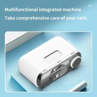 Cortauñas eléctrico automático 2 en 1, pulidor, cortauñas y manicura, cortauñas eléctrico, juego de cortauñas y manicura con luz para el cuidado de bebés y ancianos, cortauñas eléctrico - details 2