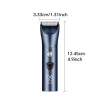 Dispositivo De Eliminación De Pelo Eléctrico Tres En Uno Recargable Por USB Con Pantalla Digital LED Para Hombres - details 1