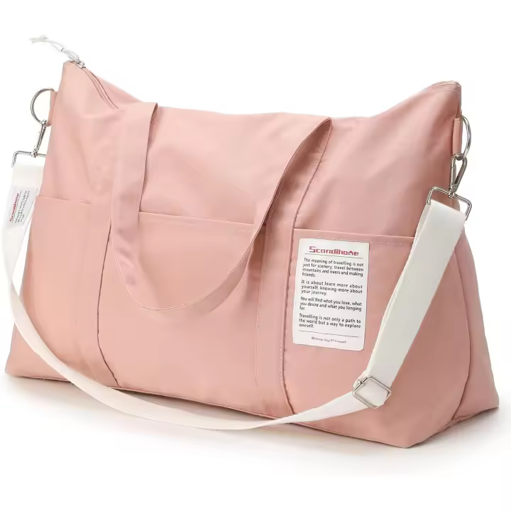 Bolsa de Viaje Mujer Bolsa de Viaje, Impermeable Bolsa de Gimnasio Grande Bolsa, Weekend Bolsa pernocte - 1