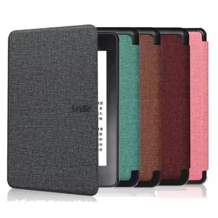 Funda Magnética Inteligente Para Kindle 11 Pulgadas 2022 C2V2L3 Cubierta De Tela De Fibra Con Protector De Pantalla De Cuero Compatible Con Todos Los Modelos Recientes - 1