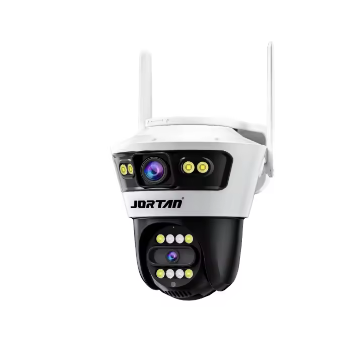Cámara de Vigilancia para Seguridad WIFI 6MP Doble Lente para Interior/Exterior, Visión Nocturna Full-Color, Zoom Híbrido 8X, Reducción de Ruido, Alarma Inteligente, Protección IEC contra Sobretensiones, Compatible iOS/Android Monitoreo Remoto App - 1