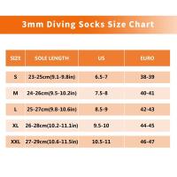 Calcetines De Neopreno HiTurbo 3mm Antideslizantes Para Natación Nado De Delfín Snorkel Surf Compra Por Pieza Color Negro - details 1