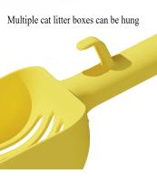 Gran Cuchara Para Papel Higiénico De Gato Macron Color Limpieza De La Caja De Orina Longitud Del Manillar Para Facilitar El Uso Material Plástico - details 7