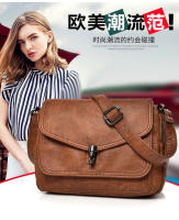 Bolso bandolera de Piel de alta calidad con tres bolsos y Gran capacidad, Bolso de Mensajero informal para Mujer. - details 1