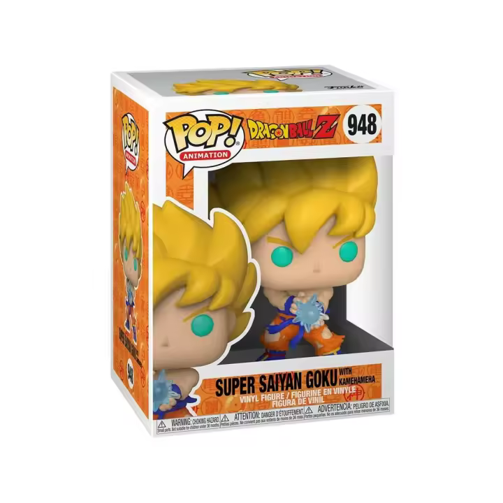 Funko Pop Dragon Ball Z Super Saiyan Goku con Kamahameha Juguetes - 1