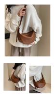 Bolso De Mano De Lujo Para Mujer Con Gran Capacidad Bolso De Hombro Suave Y Sólido Bolso Casual Para Viajes Hobos - details 10
