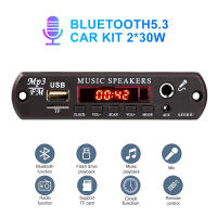 KEBIDU Decodificador MP3 WMA Con Micrófono Inalámbrico Para Coche Bluetooth 5.3 USB TF Radio DIY Reproductor De Música Con Control Remoto - details 2