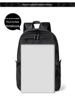 Mochila Rilibegan Para Hombres Capacidad Grande Estilo Business Bolsa De Computadora Viaje Simplicidad Mochila Casual Para Colegio - details 2