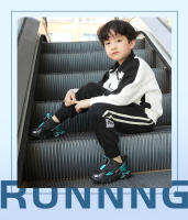 Zapatos Deportivos Casuales Para Niños Transpirables Primavera Otoño Moda Juvenil Zapatillas Con Cordones Y Hebilla Material Superior De Cuero Suela EVA - details 3