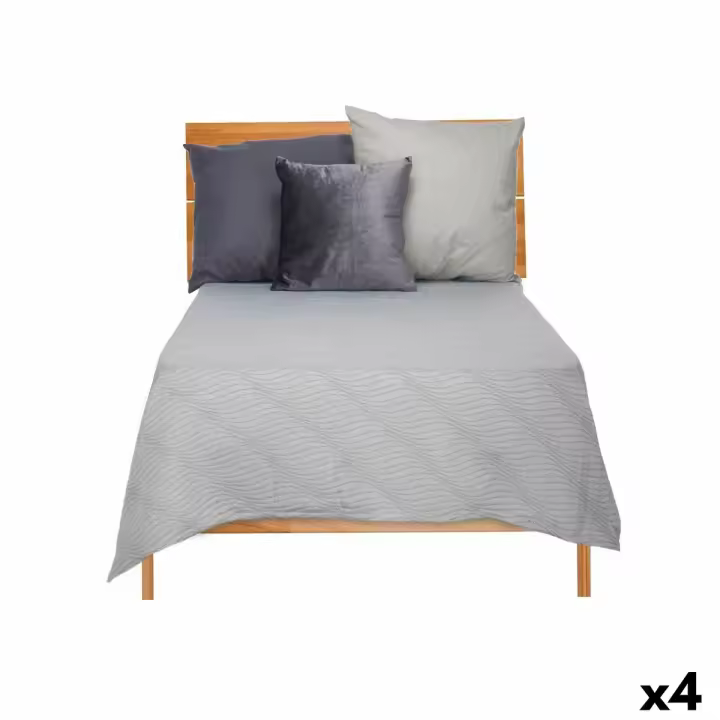 Colcha Gris 180 X 260 Cm - Pack 4 Unidades - 1