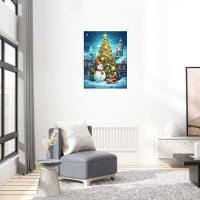 Puzzle De Madera 3D En Forma De Payaso De Navidad Juego Educativo Para Niños Y Adultos Regalo Familiar Para Interacción - details 4