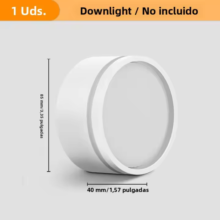 GX53 Spots LED De Techo Moderno De Madera Lámpara De Panel Montada En Superficie 110-265V Fuente De Luz LED Para Iluminación Interior - 1