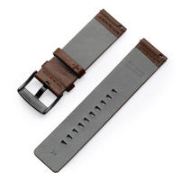 Correa De Reloj De Cuero 20mm 22mm Para Samsung Galaxy Watch 3 Active2 Huawei Watch GT 2 Quick Release Compatible Con Varias Marcas - details 10