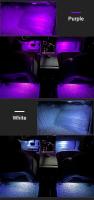 Luces Para El Suelo Del Coche Car Footwell Lights Para Volkswagen VW Tiguan MK1 Golf 6 MK6 Sharan 7N Touareg 7L 7P Passat B5 B6 CC Jetta Scirocco R Accesorios ABS Internos - details 6