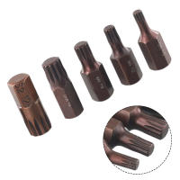 Juego De 5 Piezas De Puntas De Destornillador Estrella De 30mm Longitud Acero De Aleación Taza Hexagonal De 10mm Para Herramientas De Destornillador De Impacto - details 1