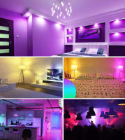 Bombilla LED RGB Tuya Bluetooth Control APP 2700-6500K Dimmable Sin Pasos 9W RGB+CW+WW Lámpara Inteligente E27 E26 Para Dormitorio AC85-265V - details 7