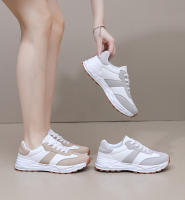 Zapatillas De Correr Para Mujer Casual Ligero Con Suela Gruesa Y Plataforma Zapatillas De Caminar Con Cordones PU Transpirables Talla Verdadera Para Adultos - details 9