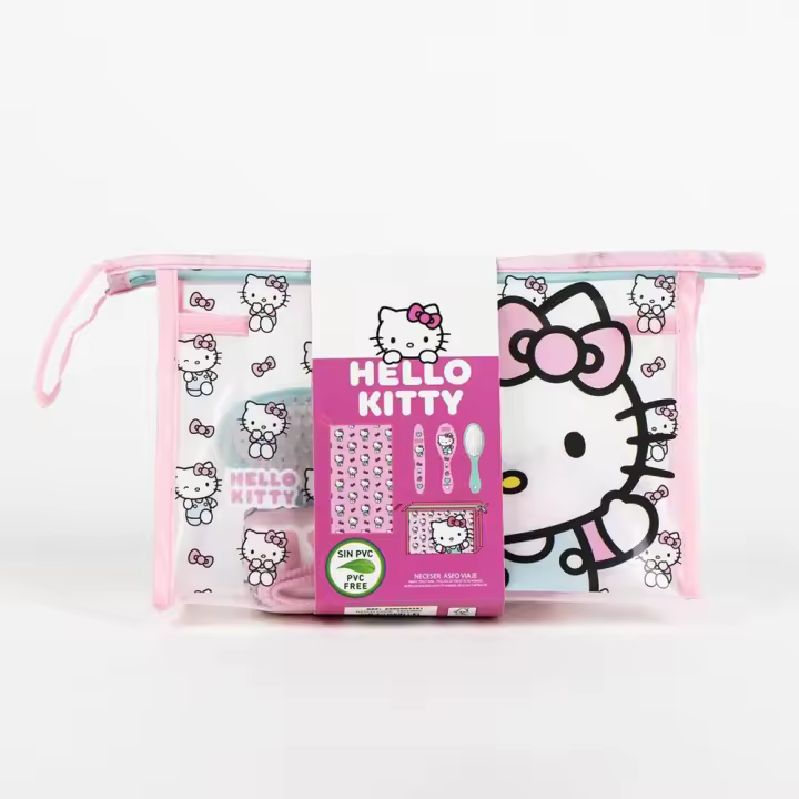 Neceser Aseo Viaje Accesorios Hello Kitty 23.0 X 15.0 X 8.0 Cm (Cerdá 2500003351) - 1