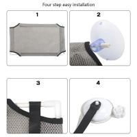 Cama De Gato Colgante Para Ventana Hamaca Solar Asiento Doble De Túnel Con Adhesivo En La Pared Sofá Para Gatos Juguete Adecuado Para Gatos Y Gatitos Tela Oxford Transpirable Capacidad De Peso 25 Kg - details 16