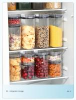 Juego De 4 Botellas Selladas De Gran Capacidad Para Almacenamiento De Cereales Transparente Plástico Resistente Al Humo En La Cocina - details 10